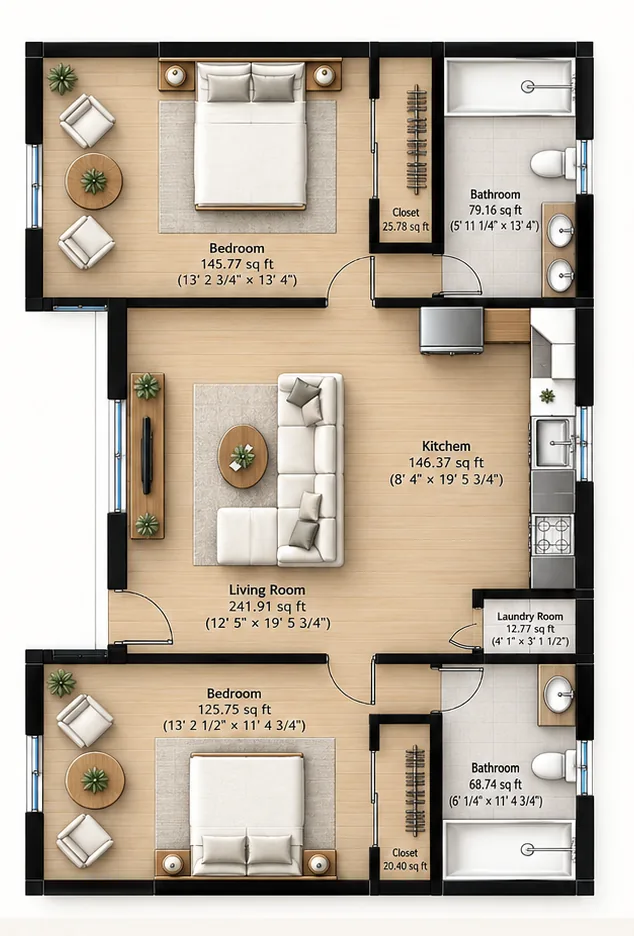 LSQ 900 floor plan